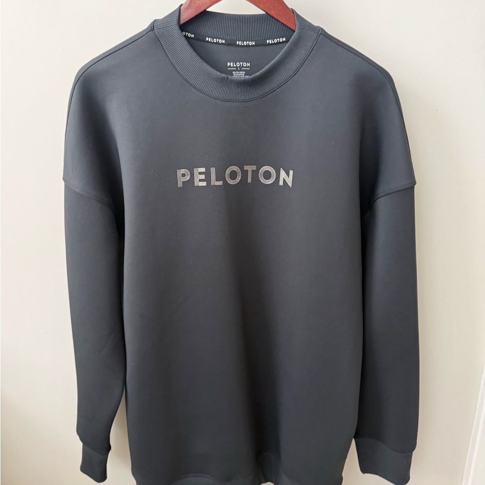 New Peloton Black Sweatshirt | Size L